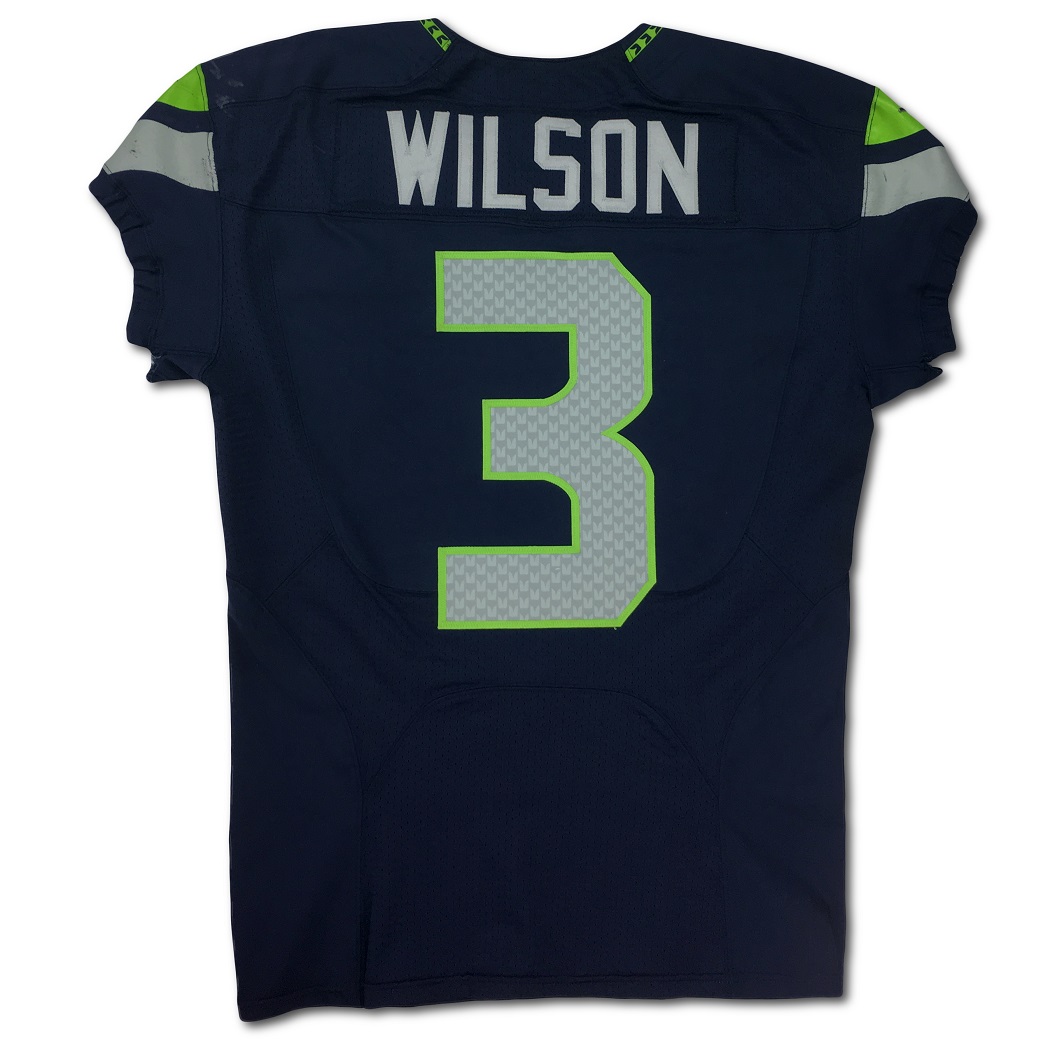 Lot Detail - Russell Wilson 2015-2016 Seattle Seahawks Game Used ...