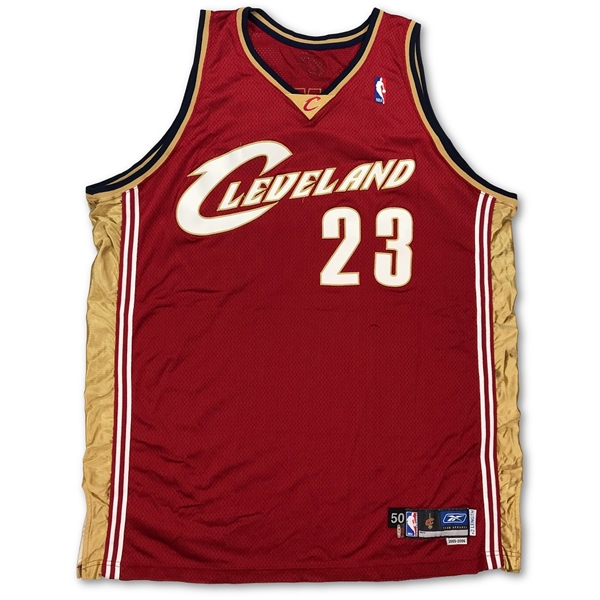 LeBron James 2005-06 Cleveland Cavaliers Game Used Road Jersey - Excellent Wear, Perfect Grade (MEARS A10)