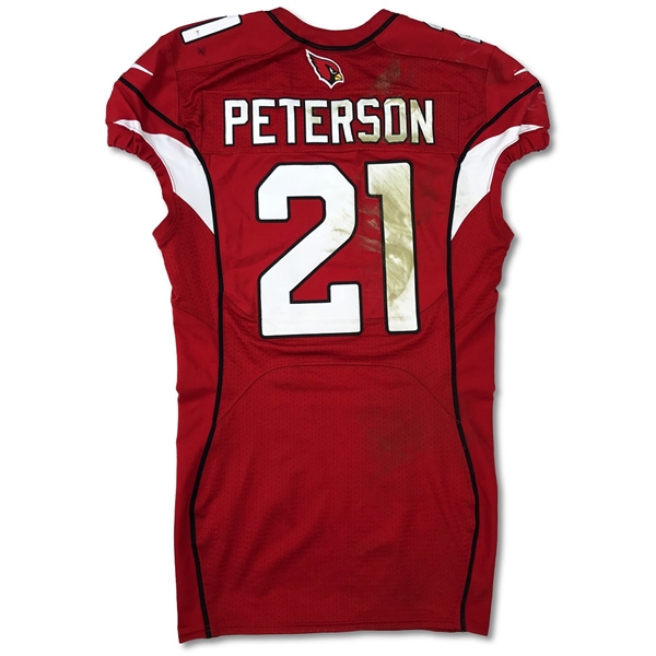 Patrick Peterson 12/7/2014 Arizona Cardinals Game Used Jersey - Season High 8 Tckls 1 Sack, Photo Matched (RGU LOA)