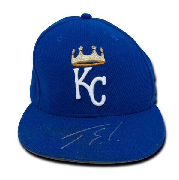 Jorge Soler Game Used Kansas City Royals Baseball Hat (Solger COA)