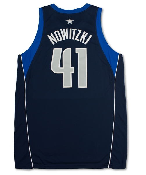 Dirk Nowitzki 2002-03 Dallas Mavericks Game Used Road Jersey (Miedema LOA)