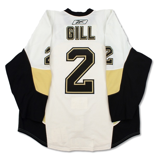 Hal Gill 2008-09 Pittsburgh Penguins Game Used Road Jersey (Penguins LOA)