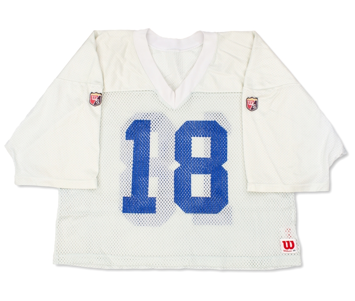 Peyton Manning 1999 Indianapolis Colts Practice Worn Jersey - Photo Matched (Colts Pro Shop LOA)