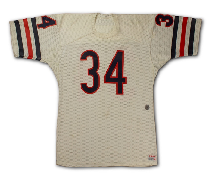 walter payton game worn jersey