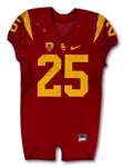 Ronald Jones 12/28/2015 USC Trojans Game Worn Home Jersey - Unwashed, Photo Matched