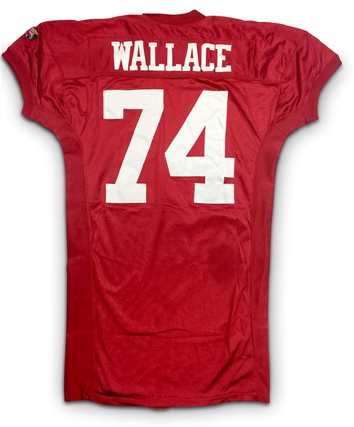Steve Wallace 1995 San Francisco 49ers Game Worn Home Jersey (49ers LOA)