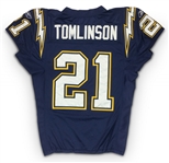 LaDainian Tomlinson Photo Matched 2005 San Diego Chargers Home Jersey - 2 Games, Touchdown! Rare Early Career Example (RGU)