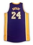 Kobe Bryant 2013-14 Los Angeles Lakers Game Worn Road Jersey (DC Sports LOA)