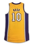 Steve Nash 2013-14 Los Angeles Lakers Game Worn Home Jersey - Solid Wear (DC Sports LOA)