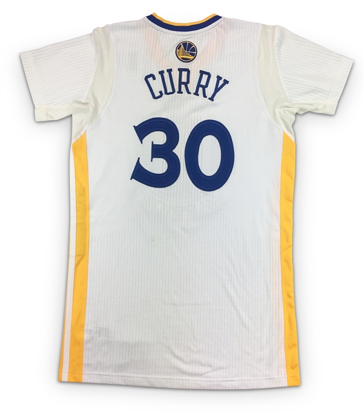 Stephen Curry 2013-14 Team Issued Golden State Warriors Home Jersey