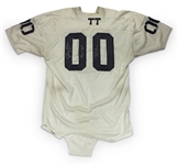 Jim Otto Late 1960s Oakland Raiders Game Worn & Signed Road Jersey - 14 Repairs, Perfect Style Match, Tremendous Wear (MEARS/Otto LOA)