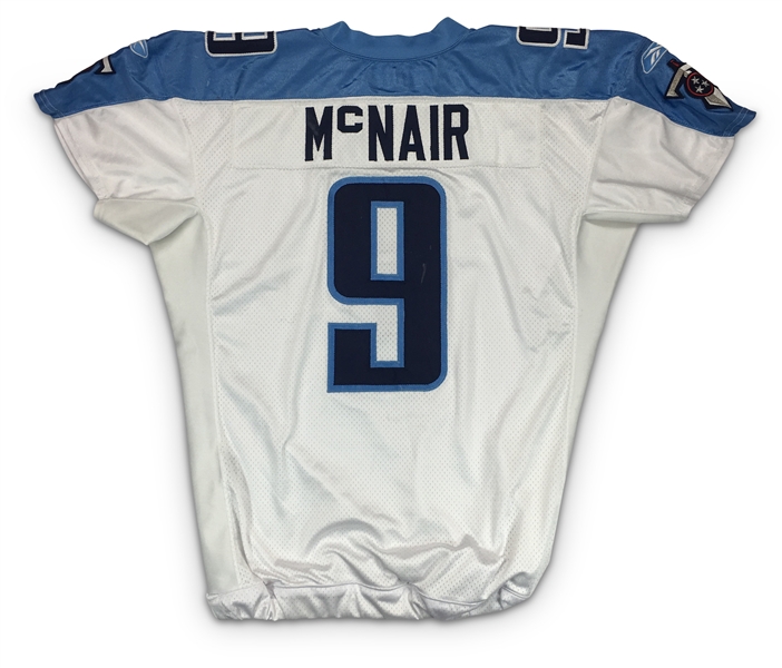Steve McNair Photo Matched 2005 Tennessee Titans Game Worn Road Jersey - 4 Games! (RGU LOA)