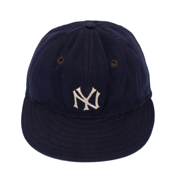 Phil Rizzuto 1946-48 New York Yankees Game Worn Spalding Cap (MEARS)