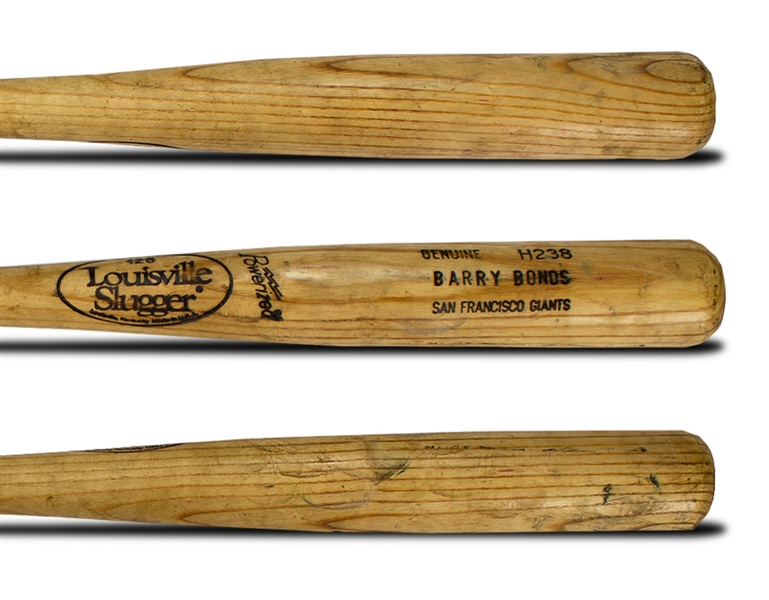 Barry Bonds 1993-97 Game Used Bat - Louisville Slugger Model H238 (MEARS A10)