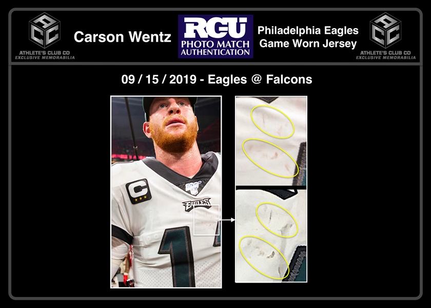 wentz game jersey