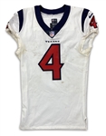 Deshaun Watson 10/21/18 Houston Texans Game Worn, Signed & Inscribed Jersey - Photo Matched (Athletes Club Co, RGU) Touchdown