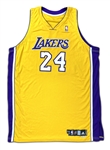 Kobe Bryant 2006-07 Los Angeles Lakers Game Worn & Signed Home Jersey (RGU Grade 9) 2nd Scoring Title Season