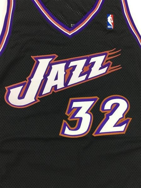 utah jazz black jersey