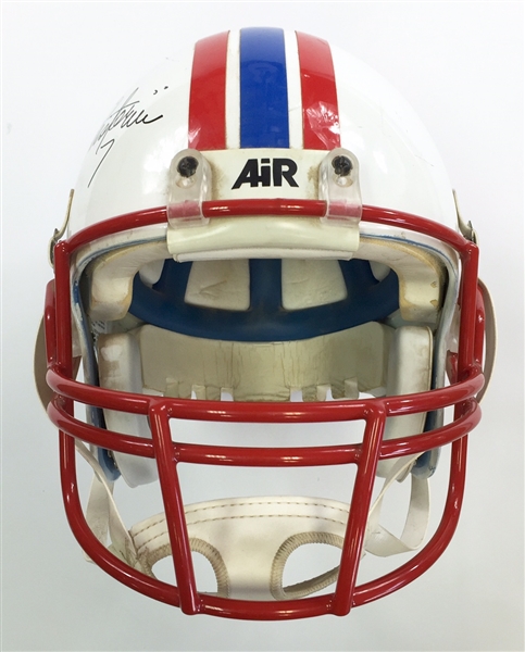 Lot Detail - Houston Oilers Game Used Helmet Autographed by Dan ...