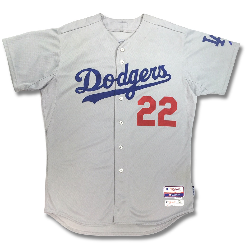 Lot Detail - Clayton Kershaw 2015 Brooklyn Dodgers Game Worn Jersey - 102nd  Career Win (MLB Auth.)