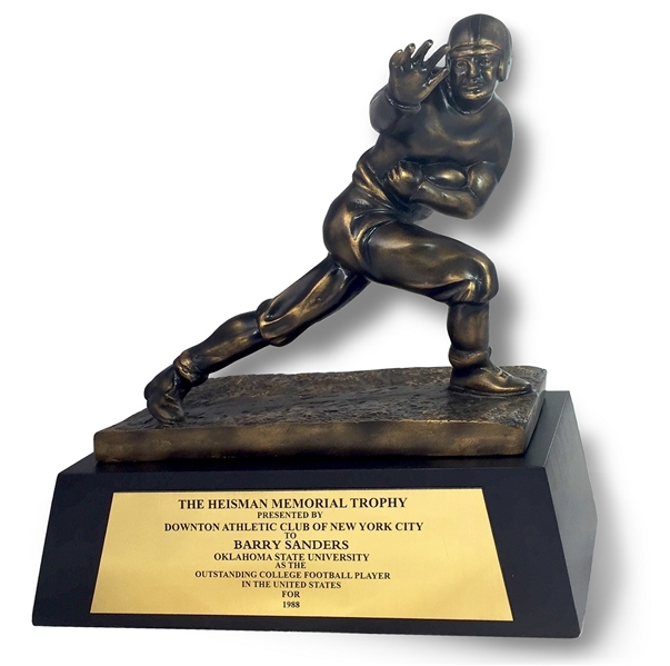 Barry Sanders 1988 Heisman Memorial Trophy (Full Size Replica)