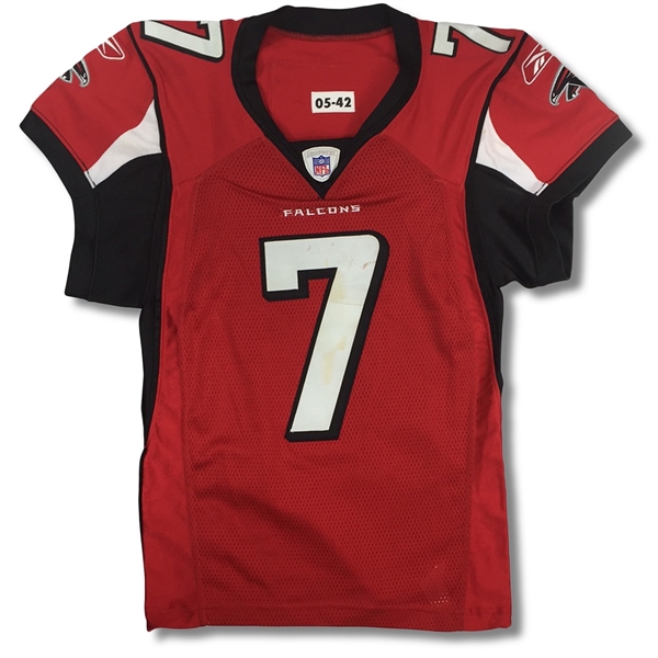 Michael Vick 2005 Atlanta Falcons Game Worn & Autographed Jersey (Photo Match, Radtke/Vick LOA)