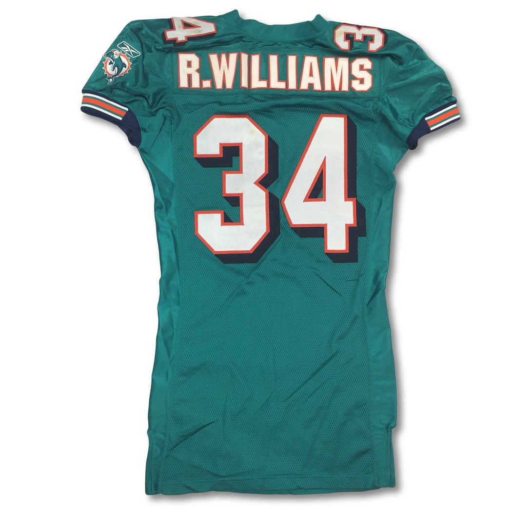 Lot Detail - RICKY WILLIAMS 11/18/2010 MIAMI DOLPHINS GAME WORN