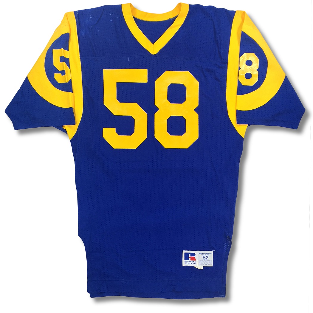 LA Rams Game Used Football Jersey