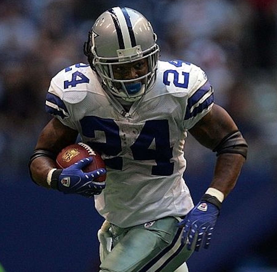 Lot Detail - Marion Barber 2007 Dallas Cowboys Game Worn Jersey - Touchdown  (Photo Match, Steiner/Cowboys LOA, Prova Tag)