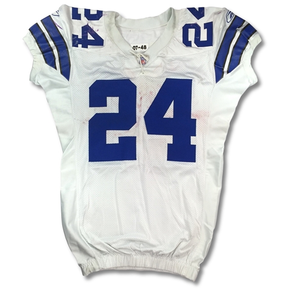 Marion Barber 2007 Dallas Cowboys Game Worn Jersey - Touchdown (Photo Match, Steiner/Cowboys LOA, Prova Tag)