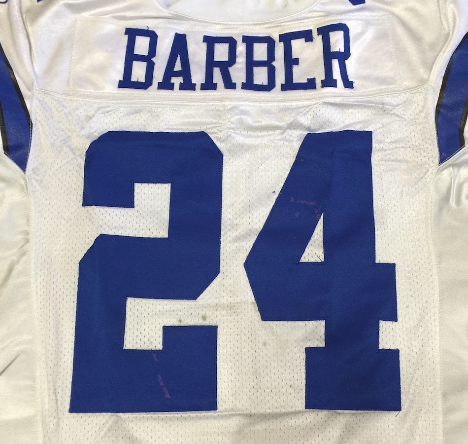 Marion Barber III Autographed Dallas Cowboys Jersey –