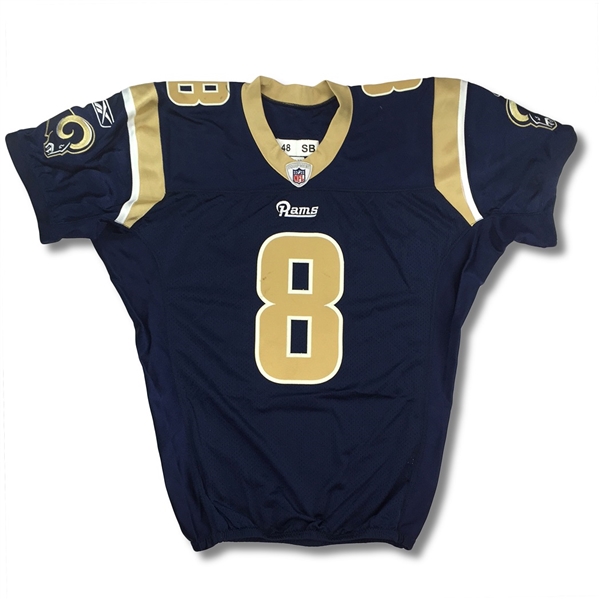 Sam Bradford 2011 St. Louis Rams Game Worn Jersey (Good Use, NFL Auctions COA, 09 Heisman Winner)