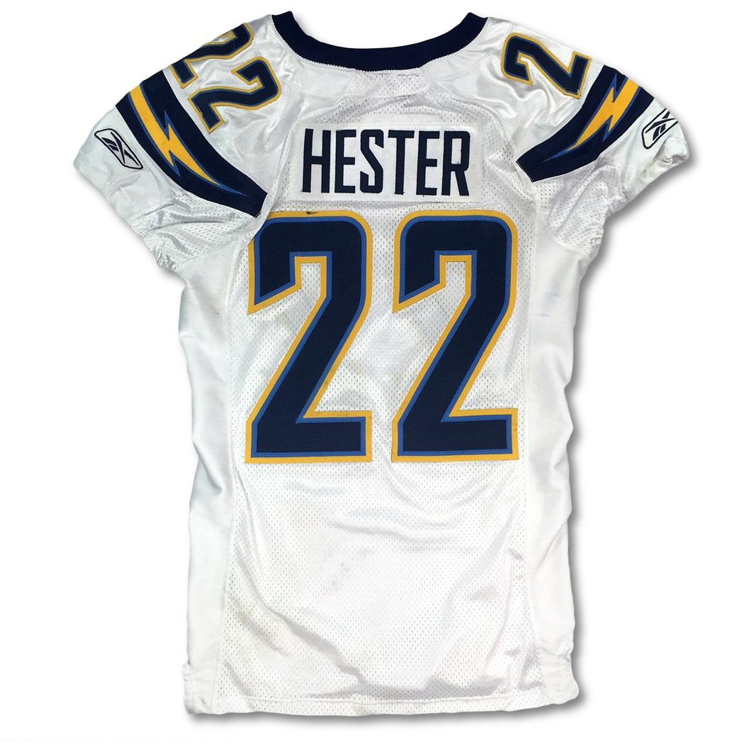 Lot Detail - Jacob Hester 2008 San Diego Chargers Game Worn