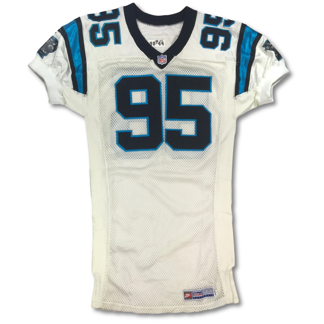 Lot Detail - Greg Lloyd 1998 Carolina Panthers Game Worn Jersey (Photo Match,  Repairs)