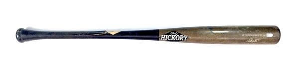 Will Middlebrooks 2015 Game Used Old Hickory Bat - Cracked (MLB Auth.)