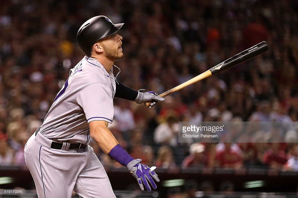 Lot Detail - 2016 Trevor Story Game Used & Signed Colorado Rockies