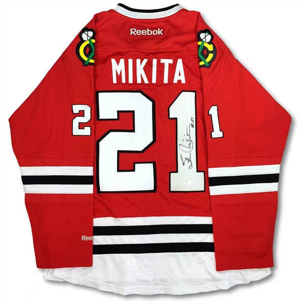 Stan Mikita Chicago Blackhawks Autographed Authentic Jersey (JSA)