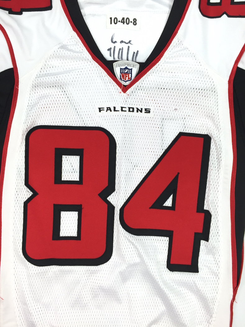 Lot Detail - Roddy White 2011 Atlanta Falcons Game Worn & Autographed Jersey