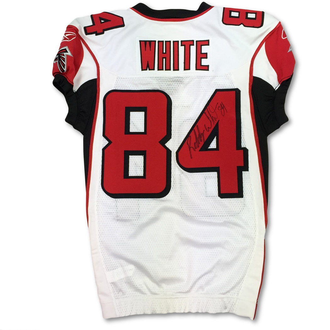 Lot Detail - Roddy White 2011 Atlanta Falcons Game Worn & Autographed Jersey