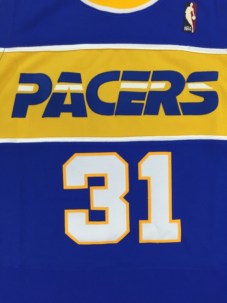 Lot Detail - 1987-88 Reggie Miller Rookie Indiana Pacers Game-Used Road  Jersey (Rare)