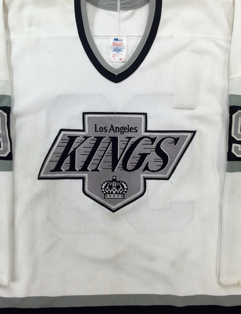 Vintage Hockey Wayne Gretzky LA Kings Jersey Purple - Depop