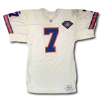 John Elway 1994 Denver Broncos Game Used Playoff Road Jersey - Huge Repair! (Photomatch, Meigray LOA)