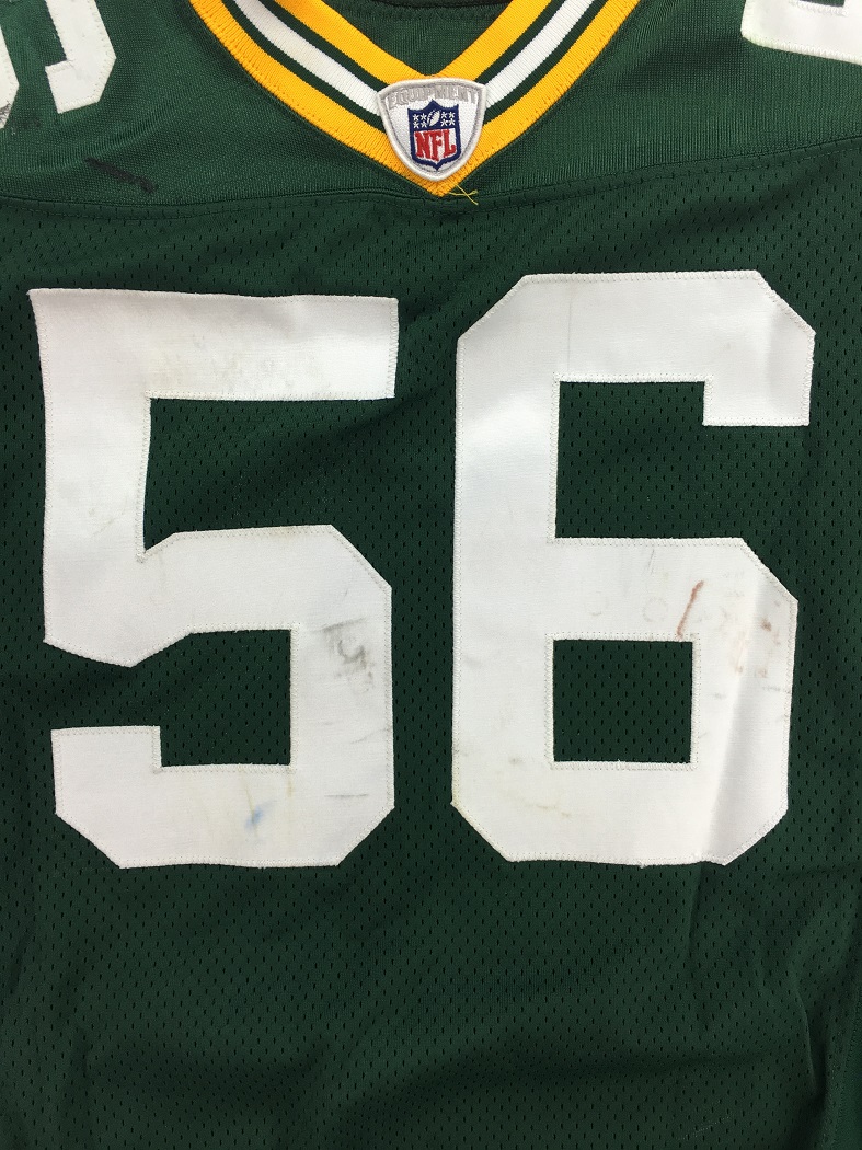 Lot Detail - Nick Barnett 2010 Green Bay Packers Game Used Jersey - 10/3/10  vs Lions (Packers COA)