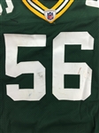 Nick Barnett 2010 Green Bay Packers Game Used Jersey - 10/3/10 vs Lions (Packers COA)