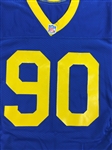 Sean Gilbert 1992 Los Angeles Rams Rookie Home Jersey - Modifications & Repairs