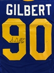 Sean Gilbert 1992 Los Angeles Rams Rookie Home Jersey - Modifications & Repairs