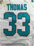 Daniel Thomas 2013 Miami Dolphins Game Used Road Jersey - Multiple Game Use & Repairs (NFL Auctions COA)