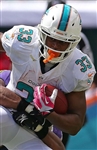 Daniel Thomas 2013 Miami Dolphins Game Used Road Jersey - Multiple Game Use & Repairs (NFL Auctions COA)