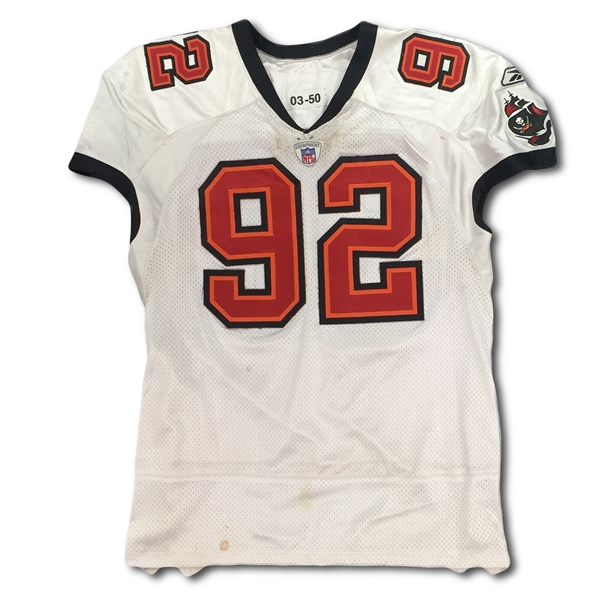 Anthony McFarland 2003 Tampa Bay Buccaneers Game Used Road Jersey (Photomatch)