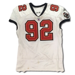 Anthony McFarland 2003 Tampa Bay Buccaneers Game Used Road Jersey (Photomatch)
